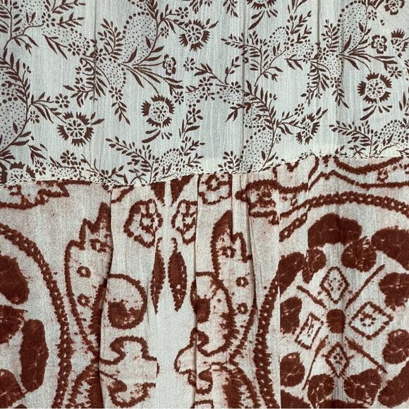 Free People Henna & Floral Design Tunic Top - Picture 9 of 12